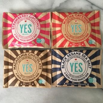 Gluten-free bars from The Yes Bar